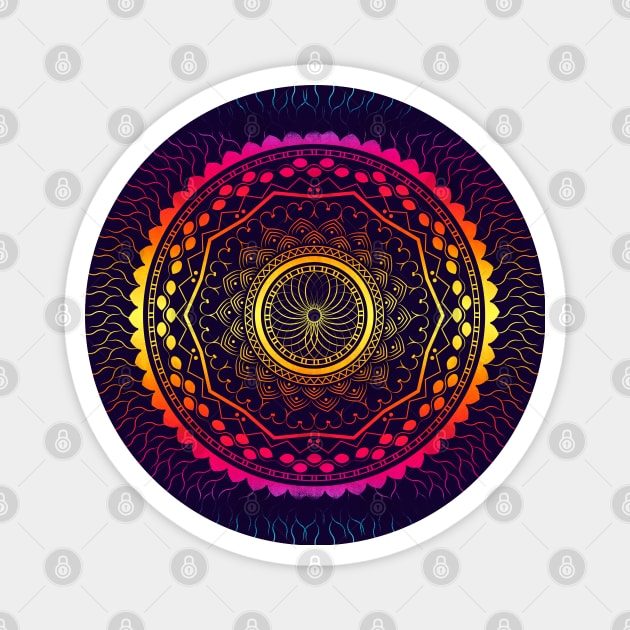 Rich Mandala Magnet by famenxt